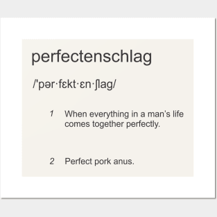 Perfectenschlag Posters and Art